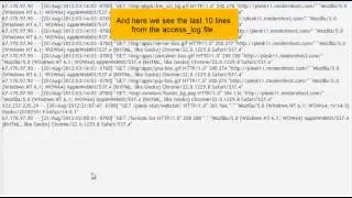 How to view and manage a website's logs in Plesk 11