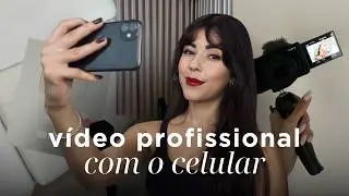How to record a PROFESSIONAL VIDEO for your YouTube channel using your CELL PHONE.