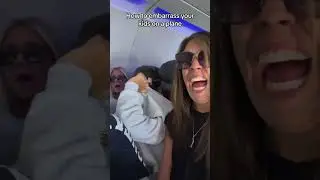 How to embarrass your kids 30,000 feet up