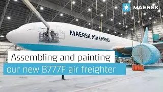 From factory to air fleet: assembly of our new B777F freighter✈️