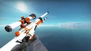 Skin SHOWCASE - AWP | Asiimov (Battle-Scarred)