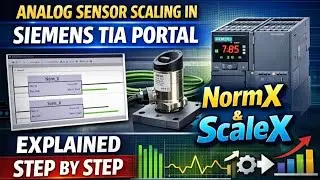 How to Scale Analog Sensors in TIA Portal | NORM_X & SCALE_X Tutorial