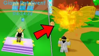 *NEW* EVENT TO GET FREE GIANT PETS! - Pet Trainer Simulator