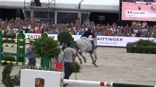 Papillon Z et Jérôme Guery - Vainqueurs GP CSI5* de Knokke