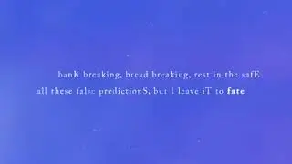 BLUE TAPE - "billL russelL " (lyric video) "