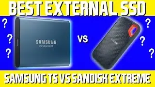 Best External SSD? - Sandisk Extreme vs Samsung T5 Comparison Review