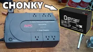 APC ES-350 UPS - Can we fit a larger battery in there?