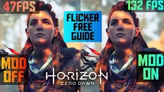 HOW TO INSTALL 100% STABLE FSR 3 IN HORIZON ZERO DAWN 2 METHODS ,MOD LINK+FPS TEST +TUTORIAL