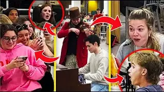 I Surprised a Cafeteria With THIS Song