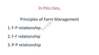 Farm Management Decisions- Production Curve, LCC, OPC - Simple Version