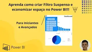 Como criar um FILTRO SUSPENSO no Power BI !!!