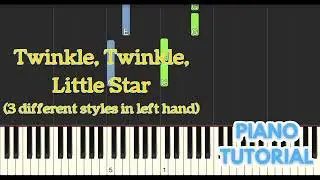 Twinkle Twinkle Little Star Piano Tutorial