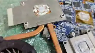Очередной ноутбук с перегревом.🌡