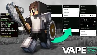 HOPLITE CLOSET CHEATING WITH VAPE V4 + CONFIG (Minecraft 1.20 Cheating)