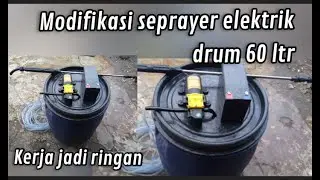 modifikasi seprayer elektrik pertanian