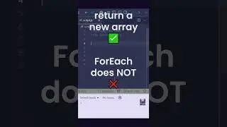 JS interview Q83: Difference between Map and ForEach ⚡👨‍💻 