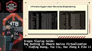 #HITB2024BKK D1 - Dragon Slaying Guide: Bug Hunting In VMware Device Virtualization