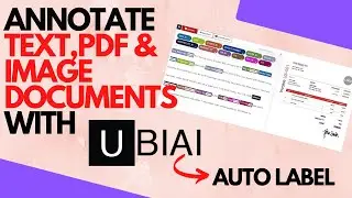 Annotate Text, PDF & Image Documents for LayoutLM, and Spacy Models using  UBIAI tool | NLP