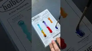 Holbein's Artists Extra-Fine Transparent Watercolour Swatching