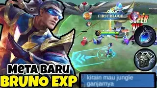 Meta Baru Bruno EXP Lane!Bakalan Meta Atau Cuma Ngetroll?Bruno Gameplay Top Global - Mobile Legends