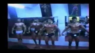 Fridoon in Action - Afghan Bodybuilder