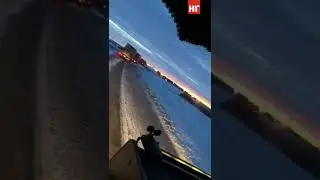 "Бешеный гололед!" - На трассу от Карабалыка до "Кайрака" жалуются водители