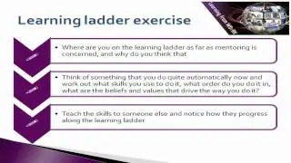 Conceptual Models for Mentoring - Learning Ladder and Organisational Learning