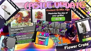 🏰🌼 new castle update . new update . griffins destiny. ancient size griffin gamepass + sets + more