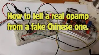 How to tell a real opamp from a fake one