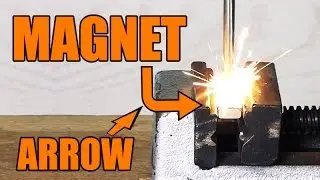 NEODYMIUM MAGNET vs. DRILL PRESS | How to make a wood adhesive magnet