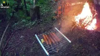 🌲Overnight in the forest | Surviving in the forest | Bushcraft | 24 hours in the forest.