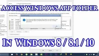 How To Access Windows App Folder in Windows 7 / 8 / 8.1 / 10