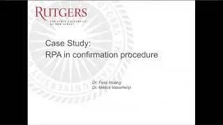 RPA In Audit - Summer 2020 Prof. Abigail Zhang