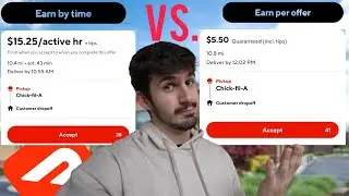 Doordash Earn By Time Vs. Earn Per Order | Taking Every DoorDash Order