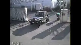 Séquence enregistrée et exportée : Entrée voiture sur parking