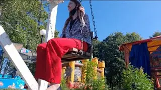 Vlog - Мы давно хотели что бы такой парк был и у нас.Готовлю кабачковую запеканку.