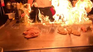 Trying Japanese Steakhouse!
