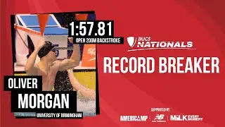 Oliver Morgan 200m Backstroke BUCS Record