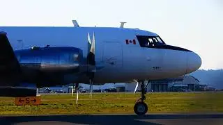 Convair 340/580 startup and takeoff