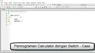 Membuat aplikasi Kalkulator sederhana dengan Bahasa C