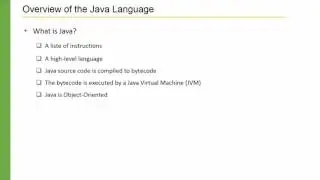 003 Overview Of The Java Language