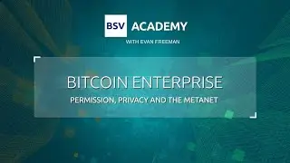 Permission, privacy and the Metanet | Introduction to Bitcoin Enterprise