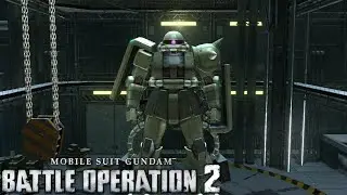 Mobile Suit Gundam Battle Operation 2 - Zaku II (Heavy Arms) (LV1) ALL MOVES