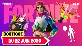 BOUTIQUE FORTNITE du 22 Juin 2020 ! ITEM SHOP June 22 2020 ! Skin LOSERFRUIT !
