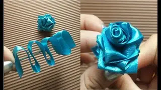 Amazing Ribbon Flower Work- Hand Embroidery Flowers Design #sewinghacks #embroideryhacks #sewinghack