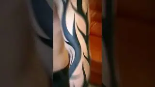 Тату рукав. Узор. Трайбл. Ornamental tattoo sleeve.