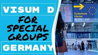 VISUM D FOR SPECIAL PROFESSIONS IN GERMANY