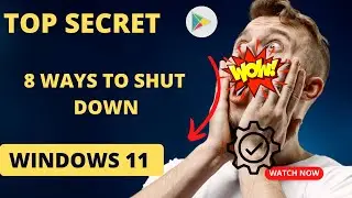 8 ways to shutdown your Pc
