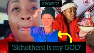 Gogo Skhotheni s delusional thwasana who is under her 'SPELL' praises & calls her 'God', VIDEO