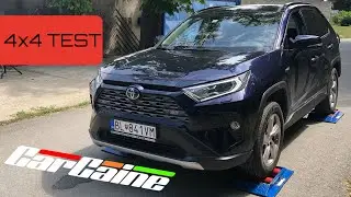 Toyota RAV4 Hybrid 4x4 test on rollers- CarCaine
